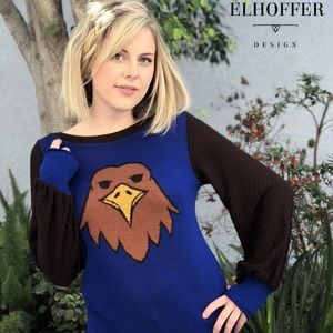 Elhoffer Design Eagle Oversize Sweater